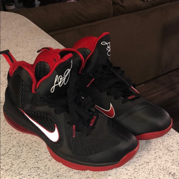 lebron 9 black and red